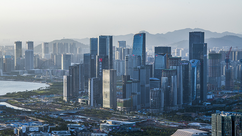 圖為深圳前海城市風(fēng)光。
