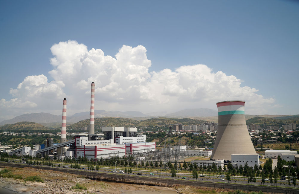 杜尚別2號熱電廠(chǎng)（2024年6月22日攝）。